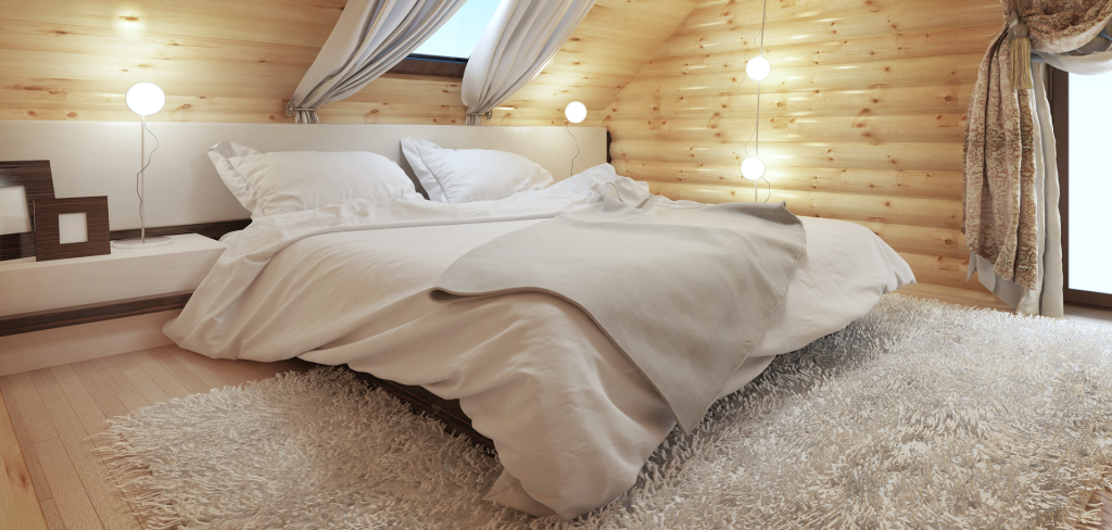 Ložnice jako útulná oáza. Rustikálním stylu - Creative Commons (shutterstock.com)