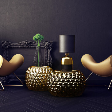 Luxusní zlatá: Jak ji v interiéru nechat vyniknout?