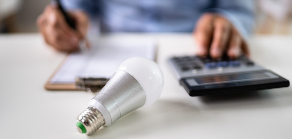 Light Bulb Finance Calculator And Saving Money